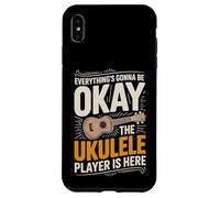 Everything's Gonna Be Okay The Ukulele Player Is Here Case for iPhone XS Max