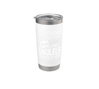 Everything's Gonna Be Okay The Ukulele Player is Here Stainless Steel Insulated Tumbler