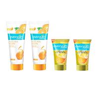 Everyuth 2 Naturals Natural Glow Orange Peel Off Mask (90gm) with 2 Naturals Golden Glow Peel Off Mask (50gm)