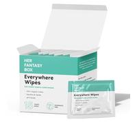 Everywhere Wipes - 100% Organic Cotton, Gentle & Refreshing, pH Balanced, Fragrance-Free, Vegetable Powered for Body, Face & Intimate Area, Aloe Vera & Chamomile Extract, Ideal for Sensitive
