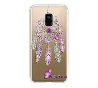 Evetane Case Compatible with Samsung Galaxy A8 2018 360 Full Body Front Back Resistant Slim Protective Solid Case Cover Carpe Diem Fashion Pattern