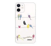 Evetane Case for 5.4 Inch iPhone 12 Mini, Budgies