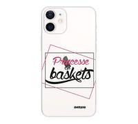 Evetane Case for 5.4-Inch iPhone 12 Mini, Princess in Trainers Design
