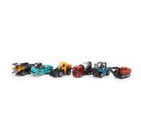 Evetounmn 1:64 Mini Alloy Engineering Car Toys Model Set, Construction Vehicle Toy with Rubber Tires, High Simulation Excavator Truck Models for Kids Age 3+, Home Decoration and (Modern)