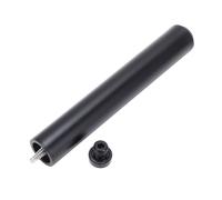 Evetounmn 8 Inch Aluminum Alloy Billiard Pool Cue Extension, Wireless Cue Extender for Improved Control, Frosted Grip Design with Quick Install, Ideal for Practice and Home