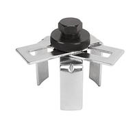 Evetounmn Fuel Tank Sender Spanner, 3 - Jaw Adjustable Fuel Tank Lid Wrench, 75 to 160mm Lock Ring Tool for Most Cars with Chrome Plated Steel Construction and 22mm Hex Drive