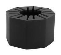 Evetounmn Silicone Baseball Cap Stand, Cap Storage Organizer, Foldable Hat Display Holder for Baseball Caps and Silk Scarves with Space Saving Design for Closet Drawer Shelf (Black)