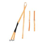 Evetounmn Ski Harness Orange Nylon D Hook Design, Kids Ski Safety Belt for Training, Adjustable 210cm Traction Strap with Leg Hooks, Anti Falling Support for Snowboard and Outdoor