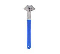 Evetounmn Universal Timing Belt Tension Adjuster, Engine Timing Belt Tensioner Wrench with 5 Variable Positions, High - Strength Metal Pulley Spanner Tool with Rubber Handle for