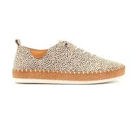 Evette Animal Spot Leather Plimsoll