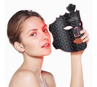 EVFOFO Red Light Therapy Mask for Face, 7 Colors LED Face Mask Light Therapy At Home, Led Face Mask Light Therapy, Black