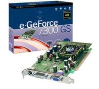 EVGA e-GeForce 7300 GS GDDR2 Graphics Card - GDDR2, 64 bit, 650 MHz, 2048 x 1536 pixels, PCI Express x16