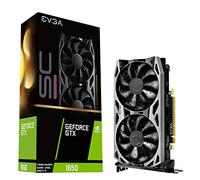 EVGA GeForce GTX 1650 SC Ultra Gaming GDDR6, 04G-P4-1257-KR, 4GB GDDR6, Dual Fan, Metal Backplate