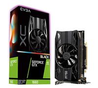 EVGA GeForce GTX 1660 XC Black Gaming 6GB GDDR5 VR Ready Graphics Card, 1408 Core, 1530MHz GPU, 1785MHz Boost