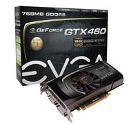EVGA GeForce GTX460 SC Graphics Card (PCI-E 768MB GDDR5 Memory, HDMI, VGA, DVI, 1 GPU) Full Retail