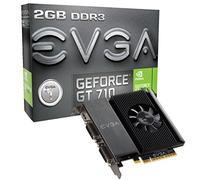 EVGA NVIDIA GT 710 2 GB Dual DDR3 64-Bit Memory PCI-Express CUDA Graphics Card