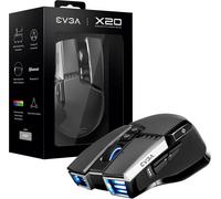 EVGA X20 Gaming Mouse, Wireless, Grey, Customizable, 16,000 Dpi, 5 Profiles, 10