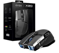 EVGA X20 Gaming Mouse, Wireless, Grey, Customizable, 16,000 Dpi, 5 Profiles, 10 Buttons, Ergonomic 903-T1-20Gr-K3 (Packaging may vary)