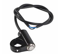 EVGATSAUTO 7/8" 22mm Motorcycle Handlebar Switch Horn Button, Weatherproof Aluminum Alloy Universal Motorbike Handlebar Control with Model A/B Optional for Headlight Fog Light Start Kill Switch