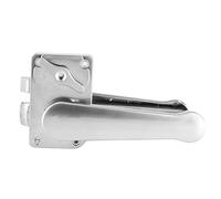 EVGATSAUTO Bathroom Door Lock, Toilet Door Lever Lock Set Bathroom Handle Knob Polished Chrome for RV Yacht