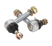 EVGATSAUTO Bolt Tie Rod End Ball Joiner, Hand Tie Rod Ball Joint Kit, 1 Pair 12mm 16mm Left Right for Quad Dirt Bike ATV Go Kart Moped Scooter