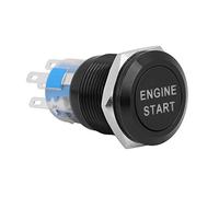 EVGATSAUTO Dc 12v 50a Car Start Engine Button Stater, Waterproof Car Engine Start Push Button Switch Ignition Starter(Black)