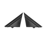 EVGATSAUTO Door Mirror Flag Cover, 2x Door Mirror Flag Cover 1SH17KX7AA Left Right Black Decoration Replacement for 500 2012 2013 2014 2015 2016 2017