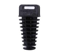 EVGATSAUTO Exhaust Silencer Plug, Muffler Pipe Exhaust Silencer Bung Wash Plug For 2-Stroke 4-Stroke Motorcycle Dirt Bike ATV Quad(Black)