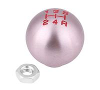 EVGATSAUTO Gear Shift Knob 6 Speed Round Aluminum Ball, Gear Shift Knob Shift Lever Stick Head Fit for JDM FD2 Shifter Knob (5 Speed)