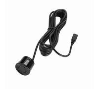 EVGATSAUTO Parking Sensor, 4Pcs/Set Car Parking Reversing Aid Sensors Radar Probe Backup Assist Parts(Black) Detachable Rear Reverse Sensor Reversing Radar Extension Cable