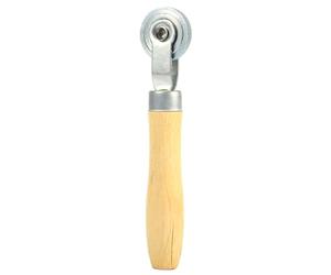 EVGATSAUTO Patch Tire Repair Tool, Wooden Handle Repair Tube Stitch Puncture Patch Tyre Roller Bearing Tool Kit Tire Roller Bearing tire Repair Patch
