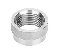 EVGATSAUTO Stepped Nut Bung, 304 Stainless Steel Vehicle O2 Oxygen Sensor Recessed Nut Bung, M18 x 1.5 Threads, 1 Piece