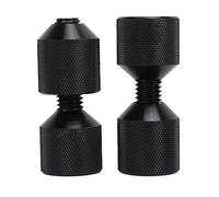 EVGATSAUTO Two Hole Flange Alignment Pins 2pcs 1-1/8in Aluminium Threaded ASME 150LB Flanges 1/2in-14in Pipefitter Tools