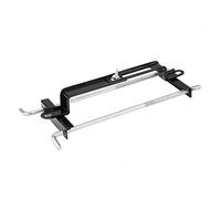 EVGATSAUTO Universal Adjustable Battery Hold Down Bracket for Car SUV Truck - Heavy-Duty Steel Crossbar Holder for Secure Battery Storage