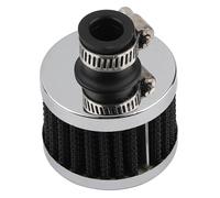 EVGATSAUTO Universal Car Air Filter 13mm Intake Kit, Cold Air Intake Filter with High Flow Design, Crankcase Vent Filter Breather for Engine Performance, Silver