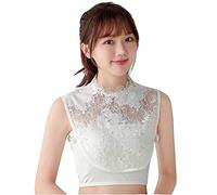 EVGVAT Fake Collar Detachable Dickey Collar Blouse Half Shirts Lace False Collars for Women Girls, A1-white, One Size