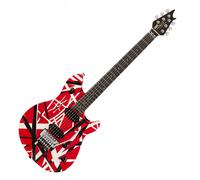 EVH Wolfgang Special Striped Series Red Black and White