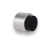 EVI Hardware | Wall Adhesive Door Stop | Ø28x28mm | Matte Stainless Steel | Door Knob Protector | Dual Fixing: Screw Included | Mod. I-198/28-AM