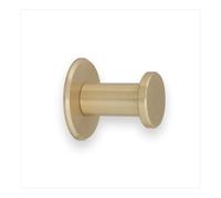 Evi HardwareBathroom Hanger | Brass Wall Hanger | Matte Finish | for Hanging Clothes, Coats or Towels | Adhesive and/or Screw Towel Rack | 190DUALLMT