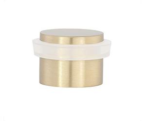 EVI Herrajes 04019124BLM I-191/24-B Adhesive Door Stop, Gold, Silent, Golden Brass-White Rubber