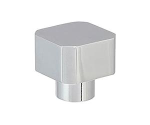 EVI Herrajes 1071/25 - Knob, Finish White Chrome (Brass)