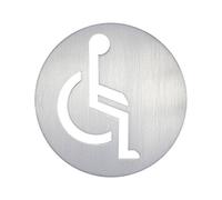 EVI Herrajes 665/100 - Signo Door Panel Ladies, Finish matt INOX (Stainless Steel)