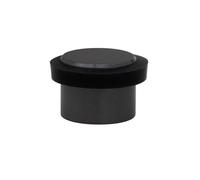 EVI Herrajes | Adhesive Door Stop | Ø24x20 mm | Anthracite Grey | Solid Stainless Steel | Strong Adhesion | 100% Functional | Mod. I-163GR