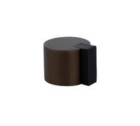 EVI Herrajes |Adhesive Floor Door Stop |Ø24x20mm|Rustic Finish Brass | for Interior and Exterior|Door Protector|04019324LRU