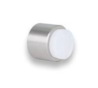 EVI Herrajes | Adhesive Wall Mounted Door Stop| Ø28x28 mm | Stainless Steel Matte Finish | 100% Functional | Mod. I-198/28-BAM