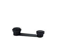 EVI Herrajes Black Self Adhesive Door Stop with 50 mm Thickness Black Rubber Includes Screw + Wall Plugs | EVI Fittings