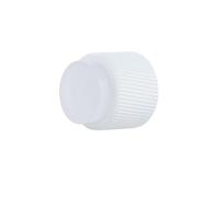 EVI Herrajes | Designer Wall Door Stop - Fluted Texture - 28x28mm - White Lacquered Steel - Adhesive and Screw Fastening | I-040891