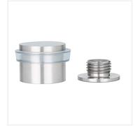 EVI Herrajes | Floor Door Stop | Ø24x20mm | Stainless Steel | for Interior and Exterior | Door Protector | Screw-in Installation | I-199TCB