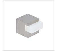Evi Fittings I-197/20-bh Door Stop - Adhesive, Matte Finish (Stainless Steel) Rubber White