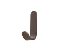 EVI Herrajes | Hook Towel Holder | Brass Wall Hook | Rustic Finish | Adhesive Mount | for Hanging Clothes, Towels, or Accessories | Mod. 381ADLRU
